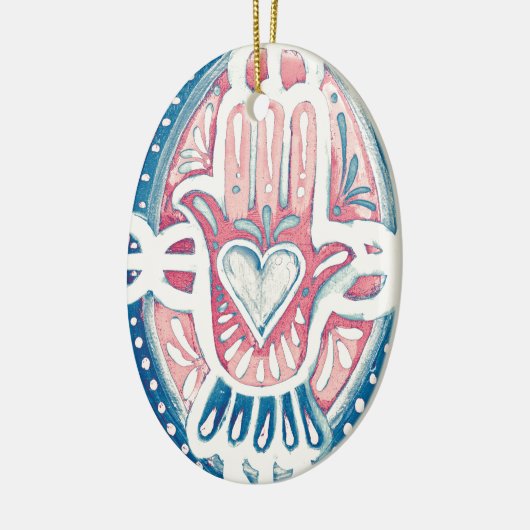 Honor en moed keramisch ornament (Links)