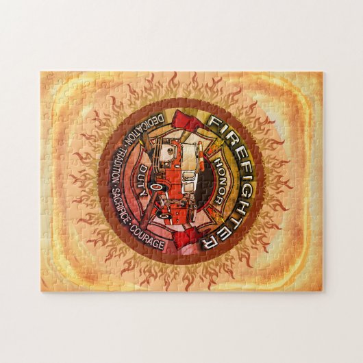 Honor Firefighter puzzel (Horizontaal)