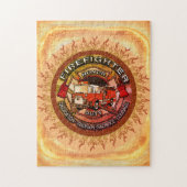 Honor Firefighter puzzel Legpuzzel (Verticaal)
