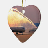 Honor Flight Heart Shape Ornament (Links)