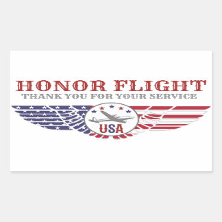 Honor Flight Stickers Bedankt voor uw service