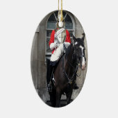 Honor Guard op Horse London Keramisch Ornament (Rechts)