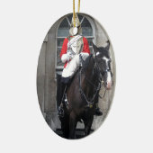 Honor Guard op Horse London Keramisch Ornament (Links)