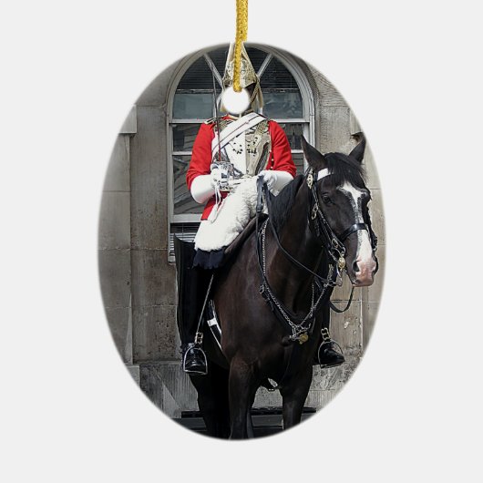 Honor Guard op Horse London Keramisch Ornament (Voorkant)