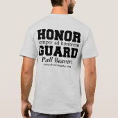 Honor Guard Pall Bearers T-shirt (Achterkant)