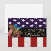 Honor het Gestallen leger Briefkaart (Voorkant / Achterkant)