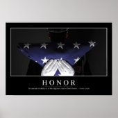 Honor: Inspirerend prijsopgave Poster (Voorkant)
