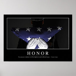 Honor: Inspirerend prijsopgave Poster