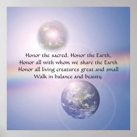 Honor Life, Alle levens Poster (Voorkant)