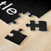 Honor, met een straaljager hoog boven de wolken legpuzzel (Zijkant)