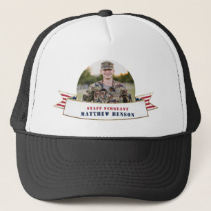 Honor Militaire Dienst Foto Trucker Hat Pet