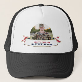 Honor Militaire Dienst Foto Trucker Hat Trucker Pet