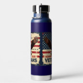 Honor Our Veterans Stainless Steel Water Bottle Waterfles (Rechts)
