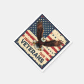  Honor Our Veterans Standard Cocktail Napkins Servet (Hoek)