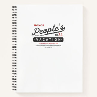 Honor People's Vacation Notitieboek