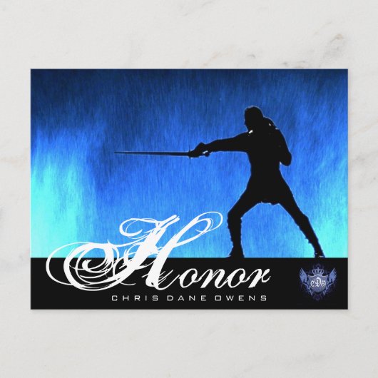 Honor-Post-kaart Briefkaart (Voorkant)