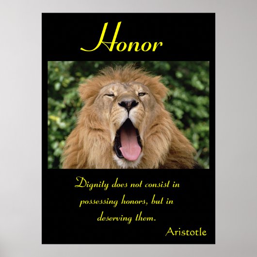 Honor Posters animal 24 (Voorkant)