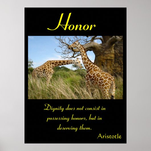 Honor Posters animal 47 (Voorkant)