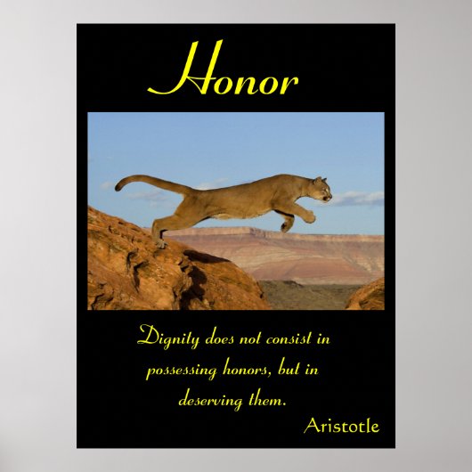 Honor Posters animal 61 (Voorkant)