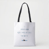 Honor-Recognize-Serve Woody Williams Tote Bag (Voorkant)