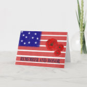 Honor & remember kaart (Voorkant)