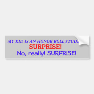 Honor Roll Bumpersticker