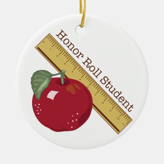 Honor Roll Keramisch Ornament (Voorkant)