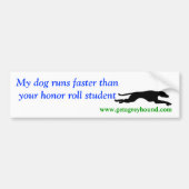 Honor Roll Student bumper sticker (Voorkant)