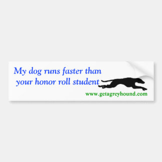Honor Roll Student bumper sticker