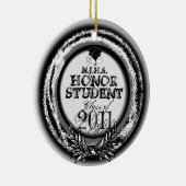 Honor Student Award klasse of 2011 Ornament Silver (Rechts)