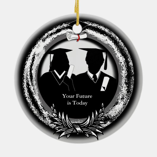 Honor Student Award klasse of 2011 Ornament Silver (Achterkant)