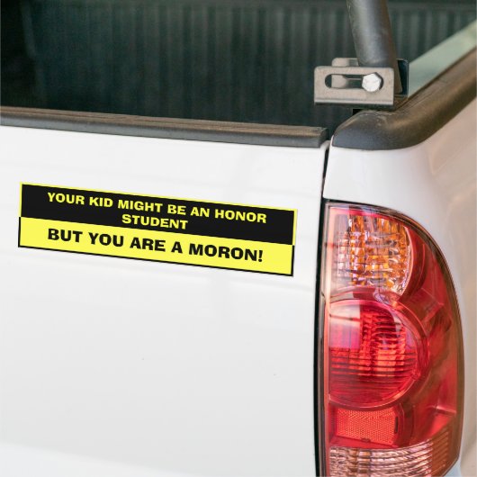 Honor Student Bumpersticker (Op Truck)