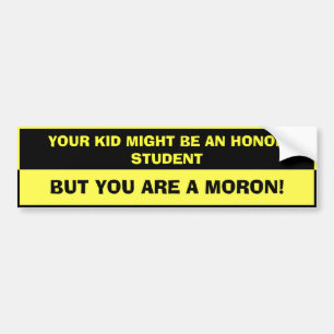 Honor Student Bumpersticker