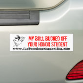 HONOR STUDENT BUMPERSTICKER (Op auto)