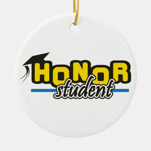 Honor Student Keramisch Ornament (Voorkant)