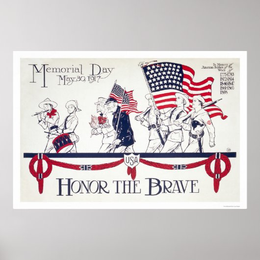 Honor the Brave Poster (Voorkant)