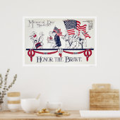 Honor the Brave Poster (Keuken)