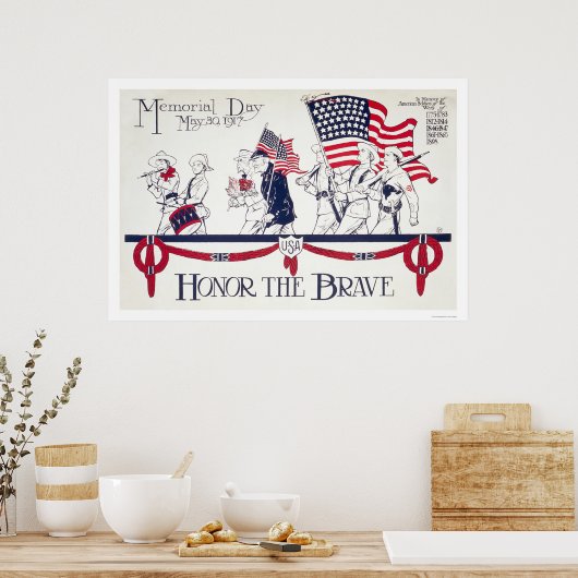 Honor the Brave Poster (Keuken)
