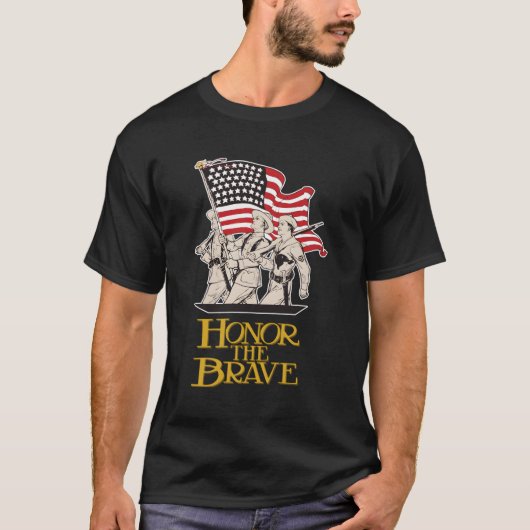 Honor the Brave T-shirt (Voorkant)