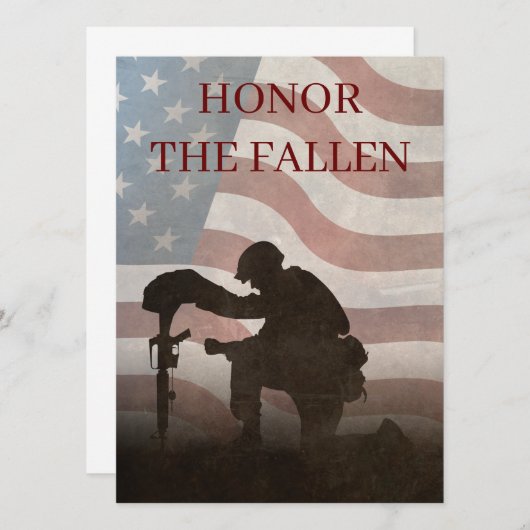 Honor The Fallen (Voorkant / Achterkant)