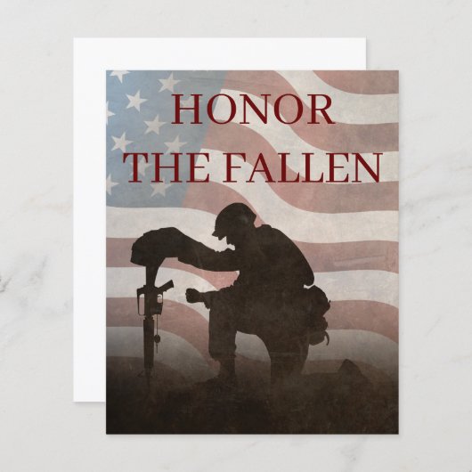 Honor The Fallen (Voorkant / Achterkant)