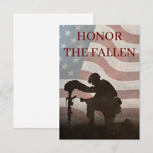 Honor The Fallen (Voorkant / Achterkant)