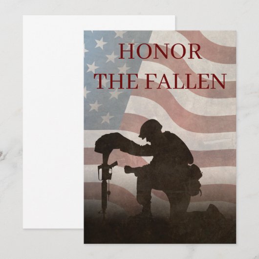 Honor The Fallen (Voorkant / Achterkant)