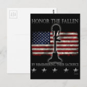 Honor The Fallen Briefkaart (Voorkant / Achterkant)