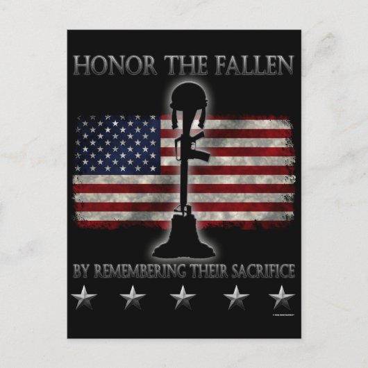 Honor The Fallen Briefkaart (Voorkant)