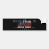 Honor The Fallen Bumpersticker (Voorkant)