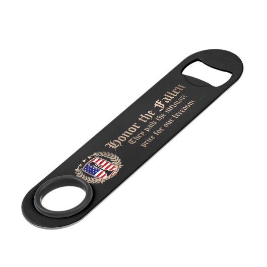 Honor The Fallen - Crest Speed Flessenopener (Achterkant Gekanteld)