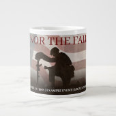 Honor The Fallen Grote Koffiekop (Voorkant)