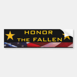 Honor the Fallen Heroes Bumpersticker