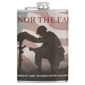 Honor The Fallen Heupfles (Voorkant)